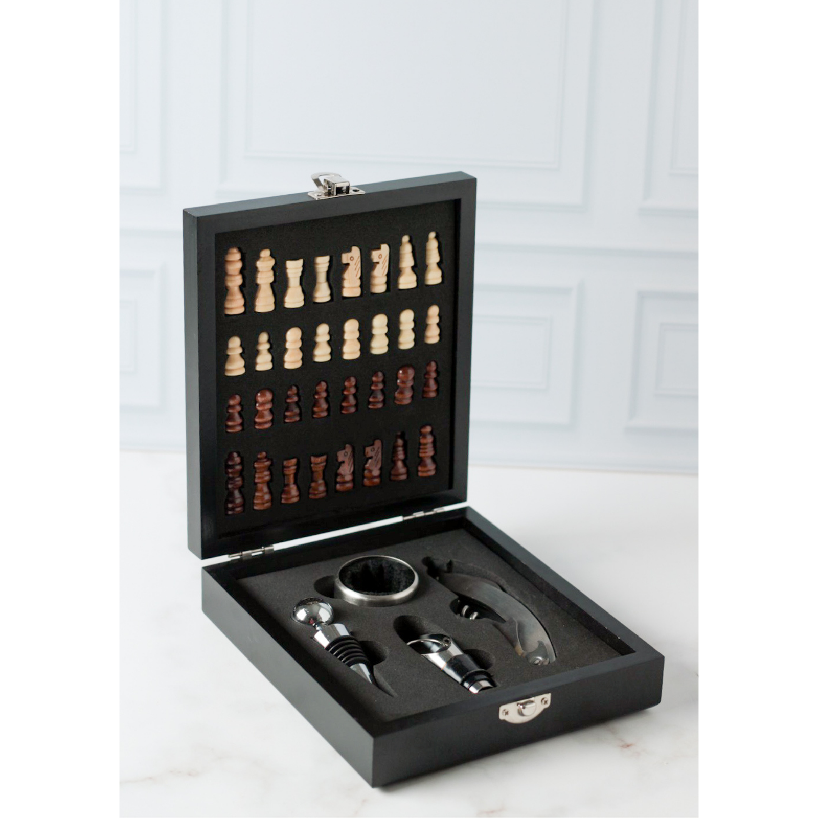 Kit Vinho Xadrez 4 Peças