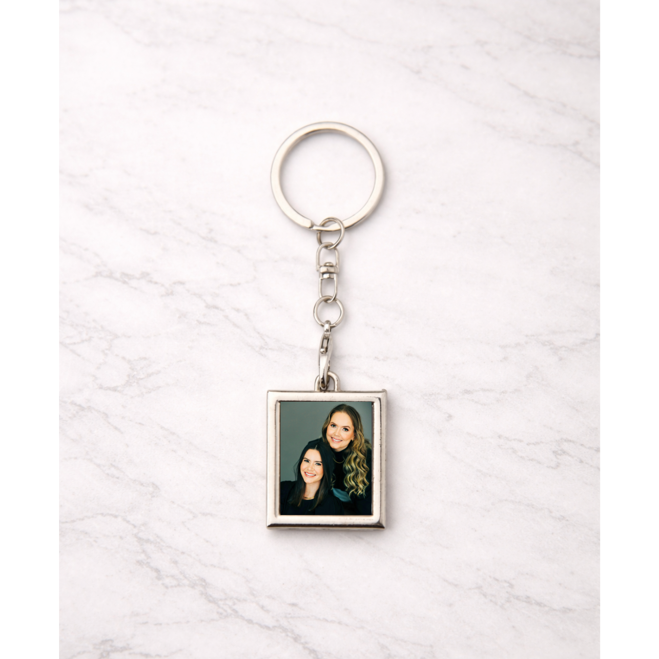 Chaveiro Porta-foto Inox Personalizado