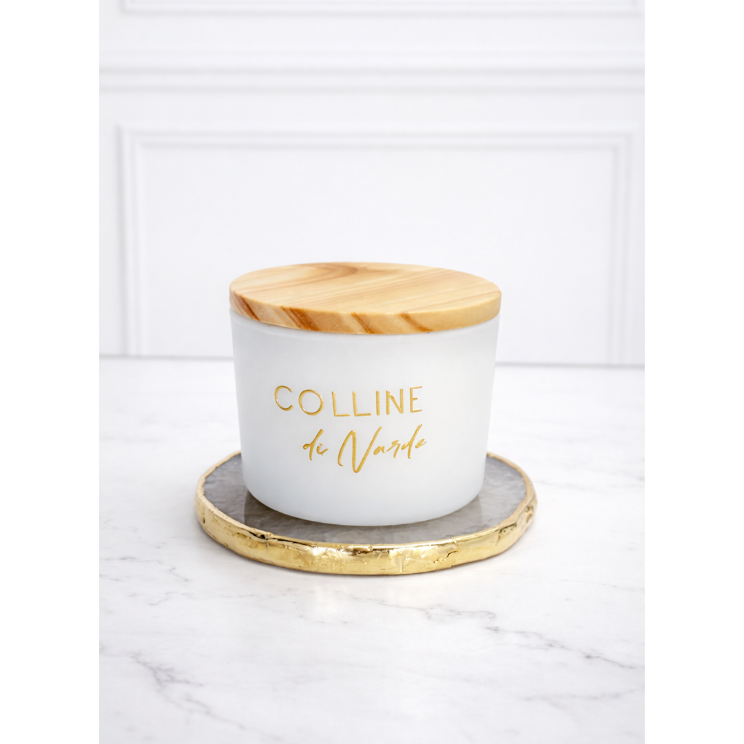 Vela Aconchego Copo de Vidro Branco 110g