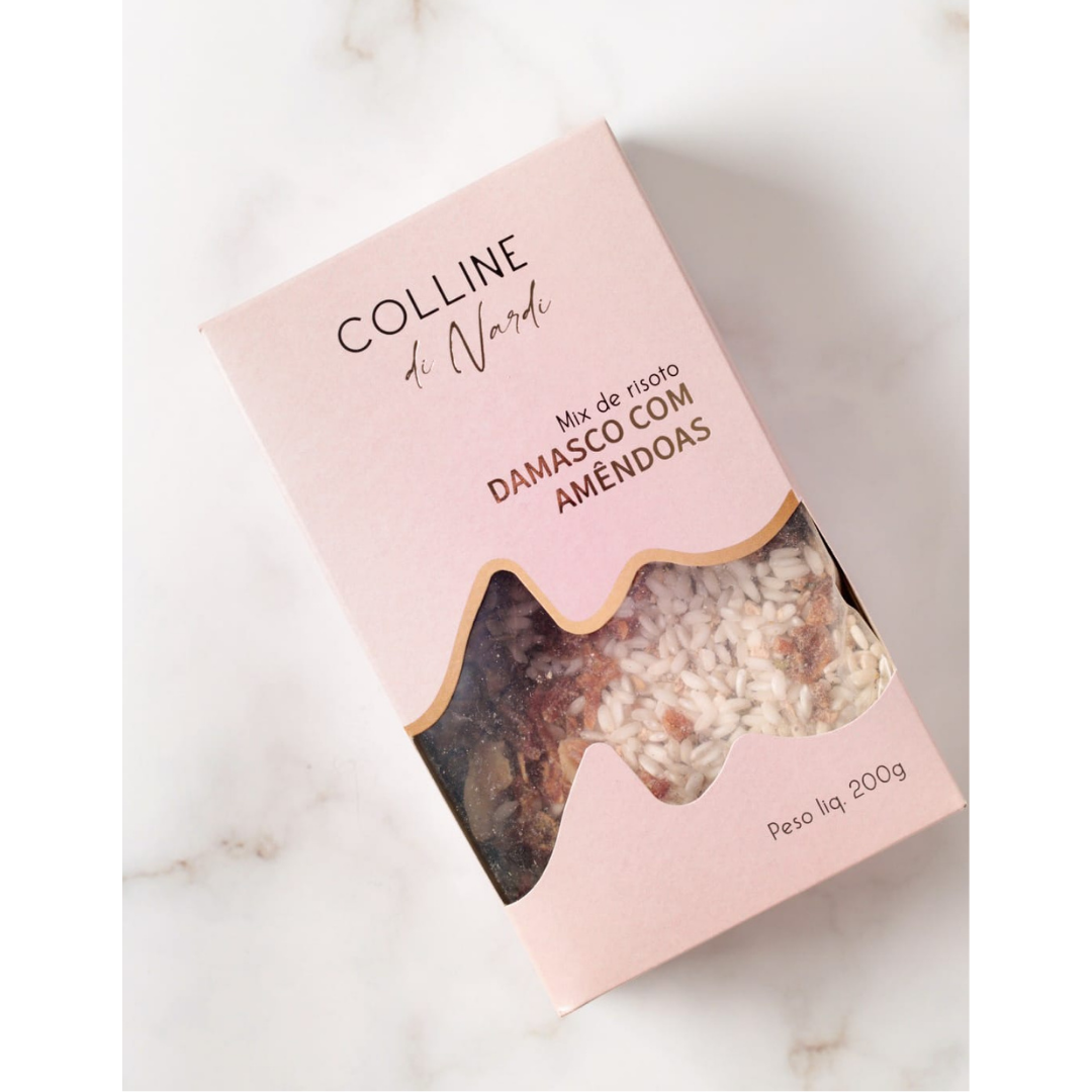 Mix de Risoto Damasco com Amêndoas Colline di Nardi 200g